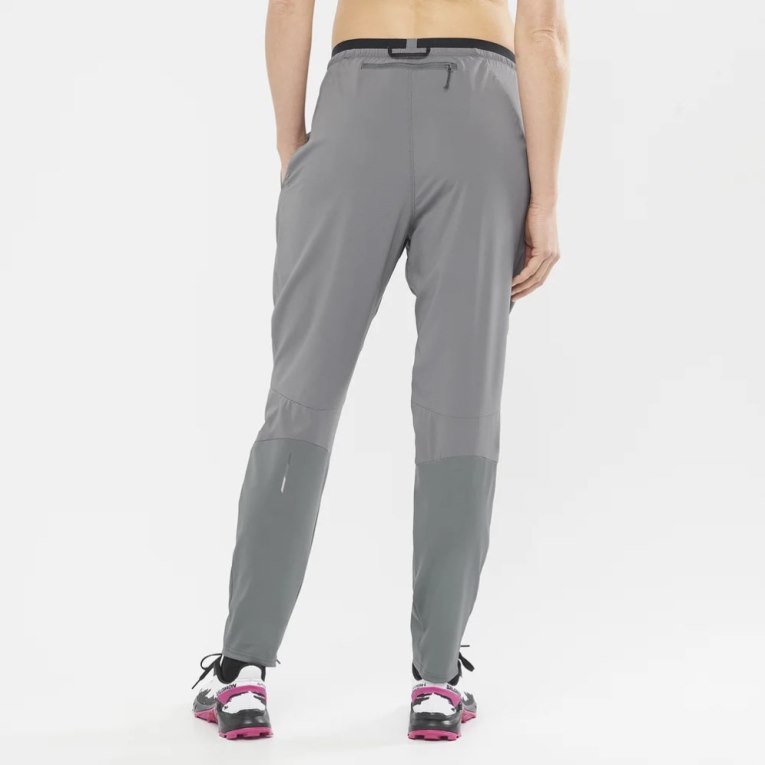 Grey Salomon Cross Run Women's Sport Pants | IE FS7420